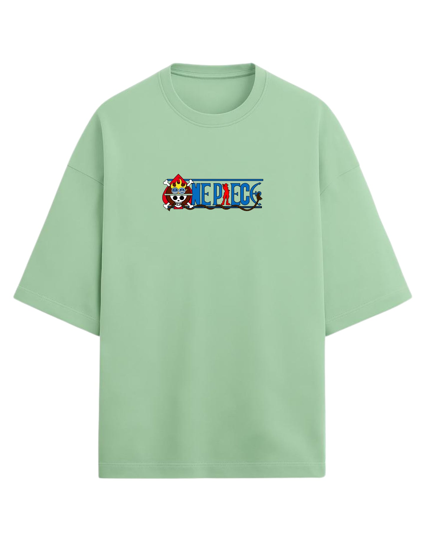 Tony Tony Chopper Oversized Tees | One Piece Anime Graphic Tee | Premium 260 GSM Cotton Blend