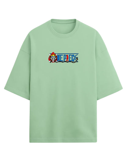 Tony Tony Chopper Oversized Tees | One Piece Anime Graphic Tee | Premium 260 GSM Cotton Blend