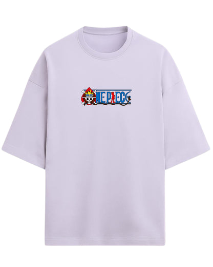 Tony Tony Chopper Oversized Tees | One Piece Anime Graphic Tee | Premium 260 GSM Cotton Blend