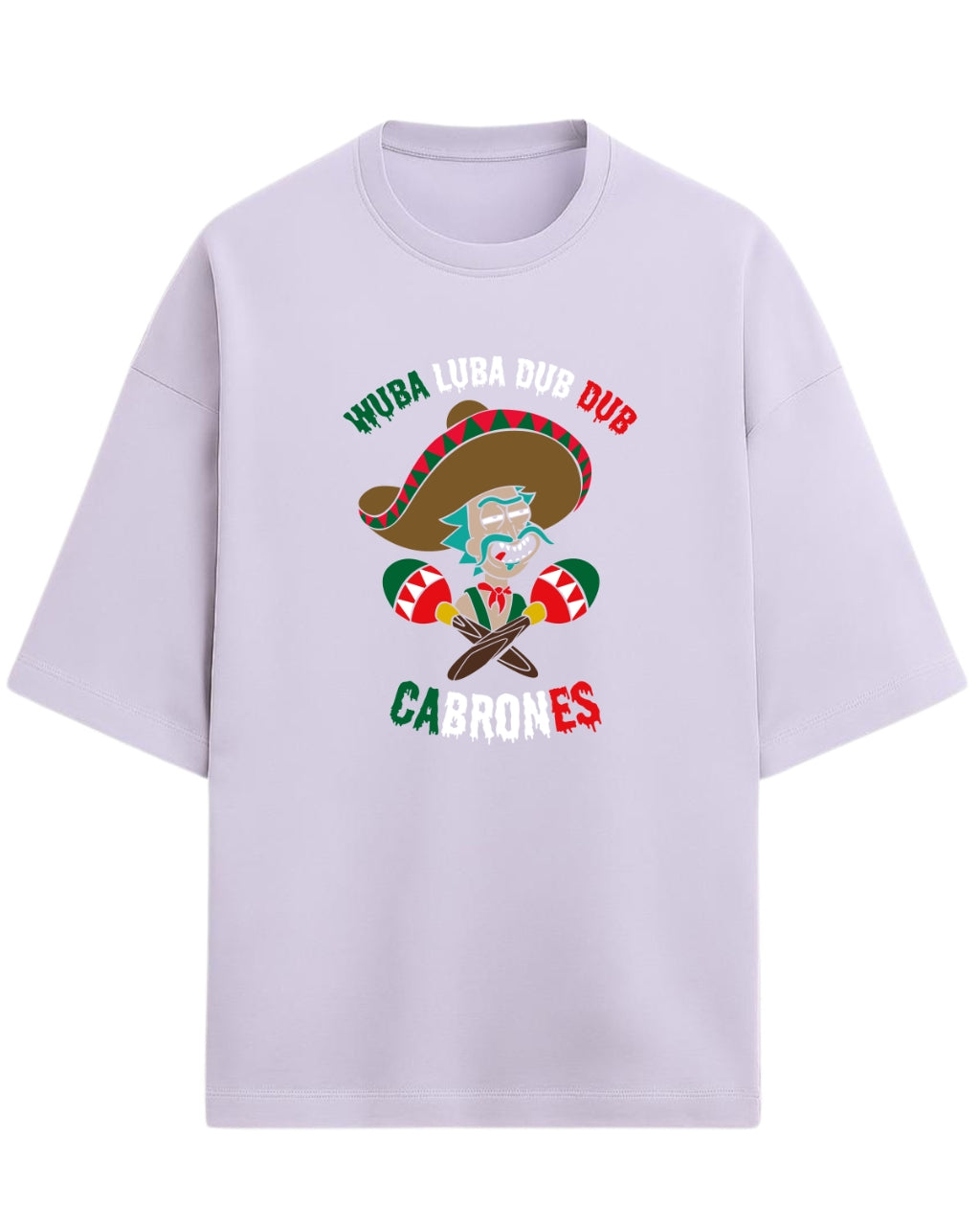 Rick Sanchez Mexican Parody Oversized Tees | Rick and Morty Graphic Tee | Premium 260 GSM Cotton Blend