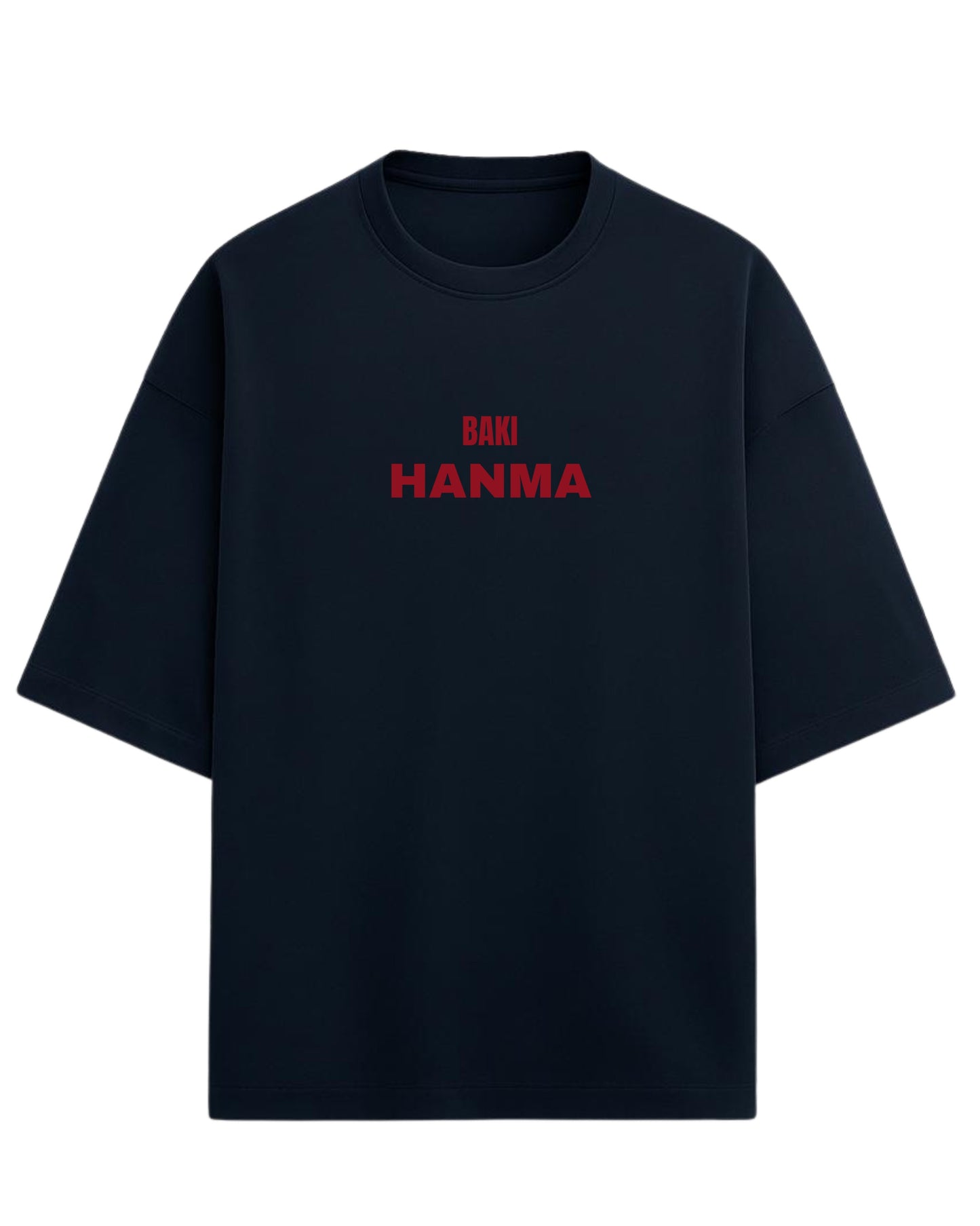 Baki Hanma Oversized Tee | Unisex Drop Shoulder Anime Graphic Tee | Premium 260 GSM Cotton Blend