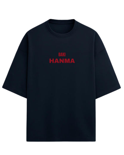 Baki Hanma Oversized Tee | Unisex Drop Shoulder Anime Graphic Tee | Premium 260 GSM Cotton Blend