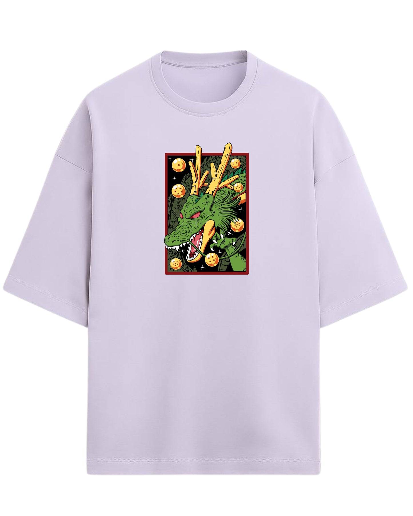 Shenron Oversized T-Shirt | Dragon Ball Z Eternal Dragon Graphic Tee | Premium 260 GSM Cotton Blend
