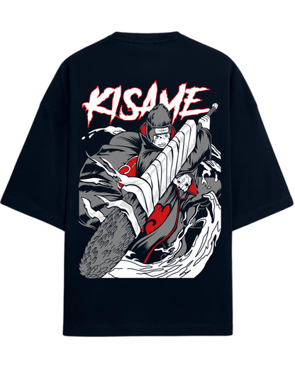 Kisame Akatsuki Oversized T-Shirt | Naruto Shippuden Graphic Tee | Premium 260 GSM Cotton