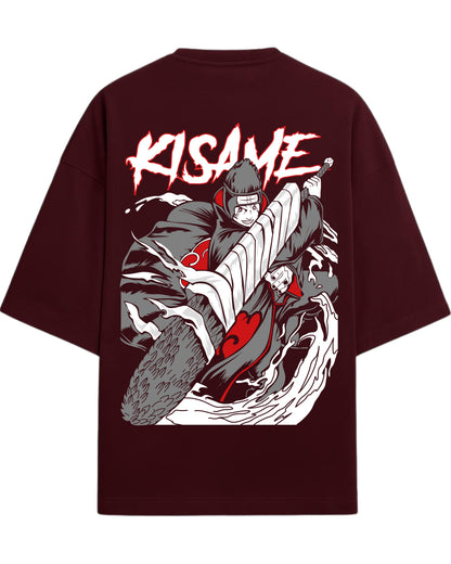 Kisame Akatsuki Oversized T-Shirt | Naruto Shippuden Graphic Tee | Premium 260 GSM Cotton