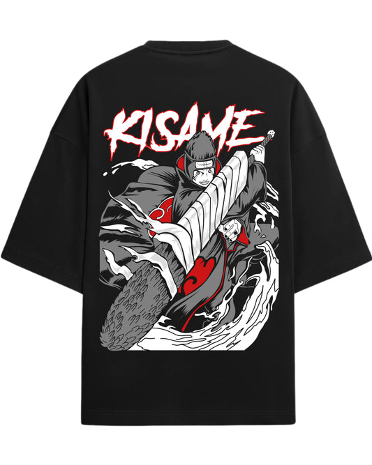 Kisame Akatsuki Oversized T-Shirt | Naruto Shippuden Graphic Tee | Premium 260 GSM Cotton
