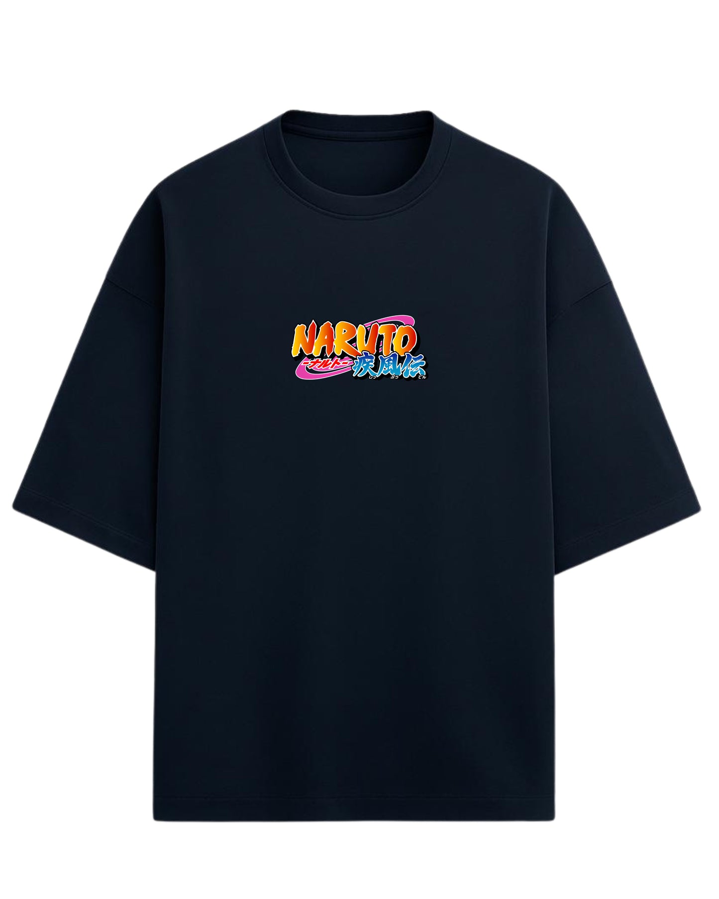 Shadow Blade Sasuke Oversized T-Shirt | Naruto Shippuden Graphic Tee | Premium 260 GSM Cotton