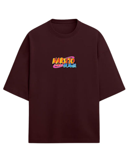 Shadow Blade Sasuke Oversized T-Shirt | Naruto Shippuden Graphic Tee | Premium 260 GSM Cotton
