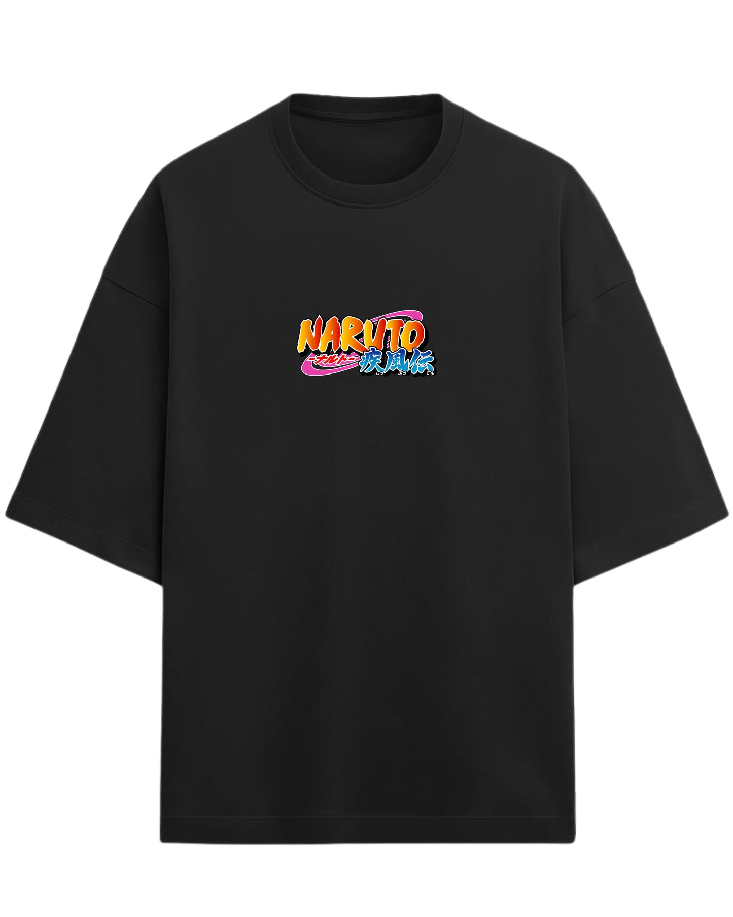 Shadow Blade Sasuke Oversized T-Shirt | Naruto Shippuden Graphic Tee | Premium 260 GSM Cotton