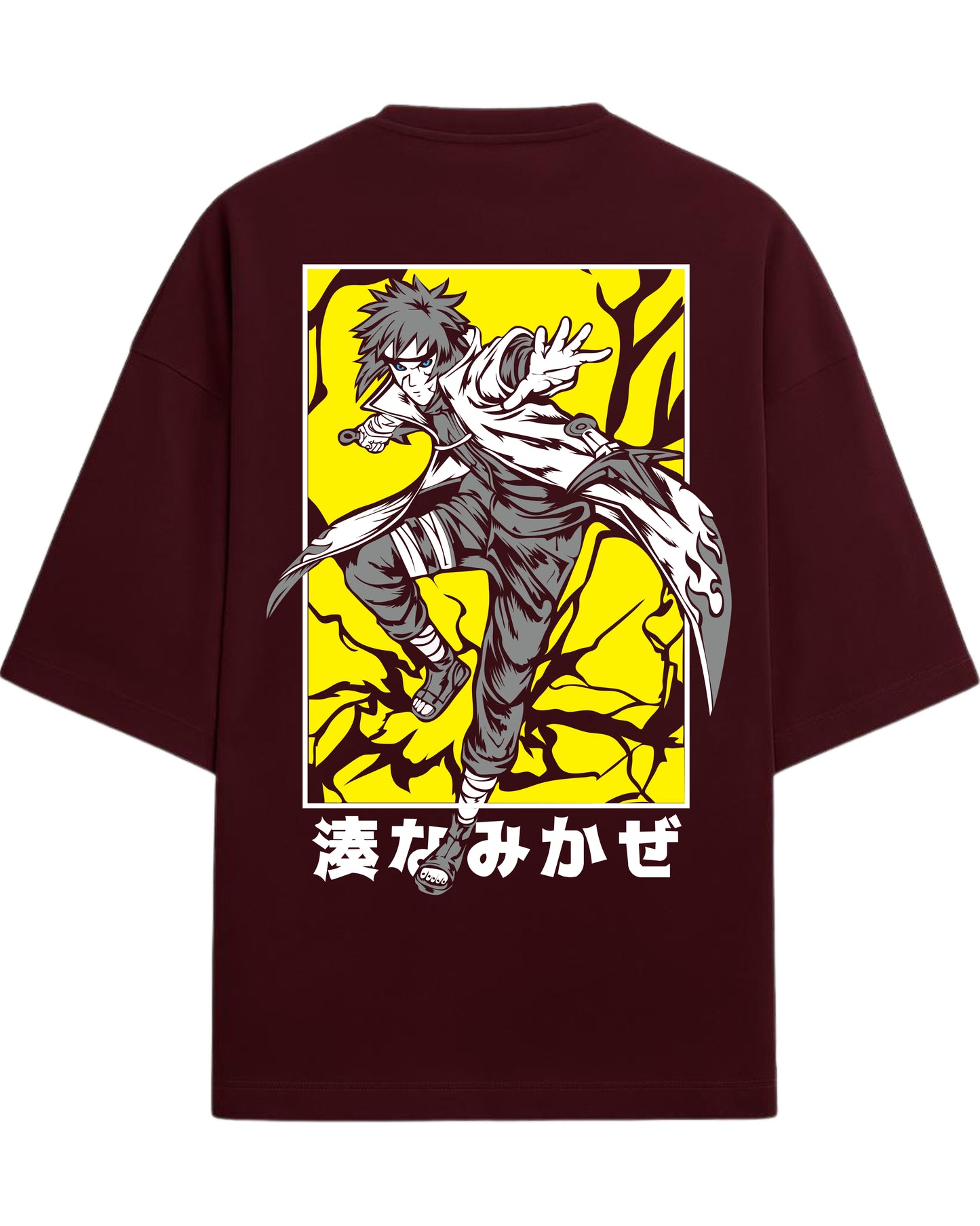 Shadow Blade Sasuke Oversized T-Shirt | Naruto Shippuden Graphic Tee | Premium 260 GSM Cotton