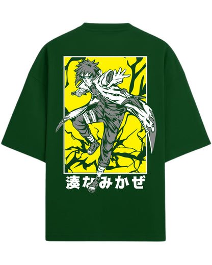 Shadow Blade Sasuke Oversized T-Shirt | Naruto Shippuden Graphic Tee | Premium 260 GSM Cotton