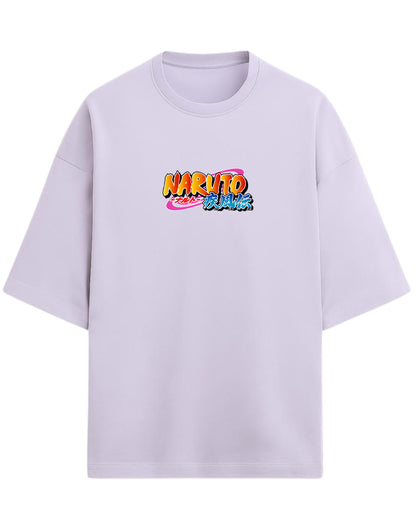 "Uchiha Sasuke" Terry Oversized Tee | Naruto Shippuden Graphic Tee | 100% Premium Cotton