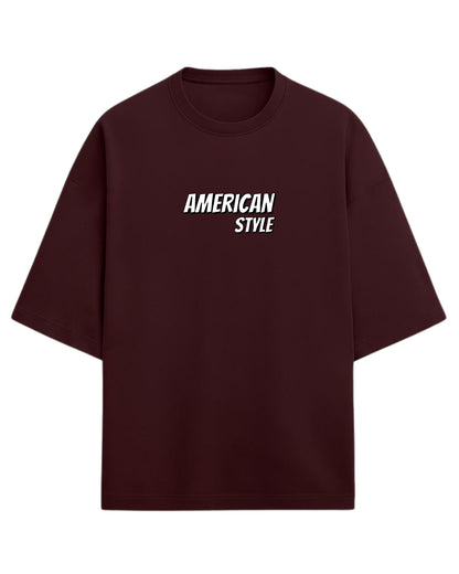 American Style Pop Art Oversized T-Shirt | Retro Comic Graphic Tee | Premium 260 GSM Cotton