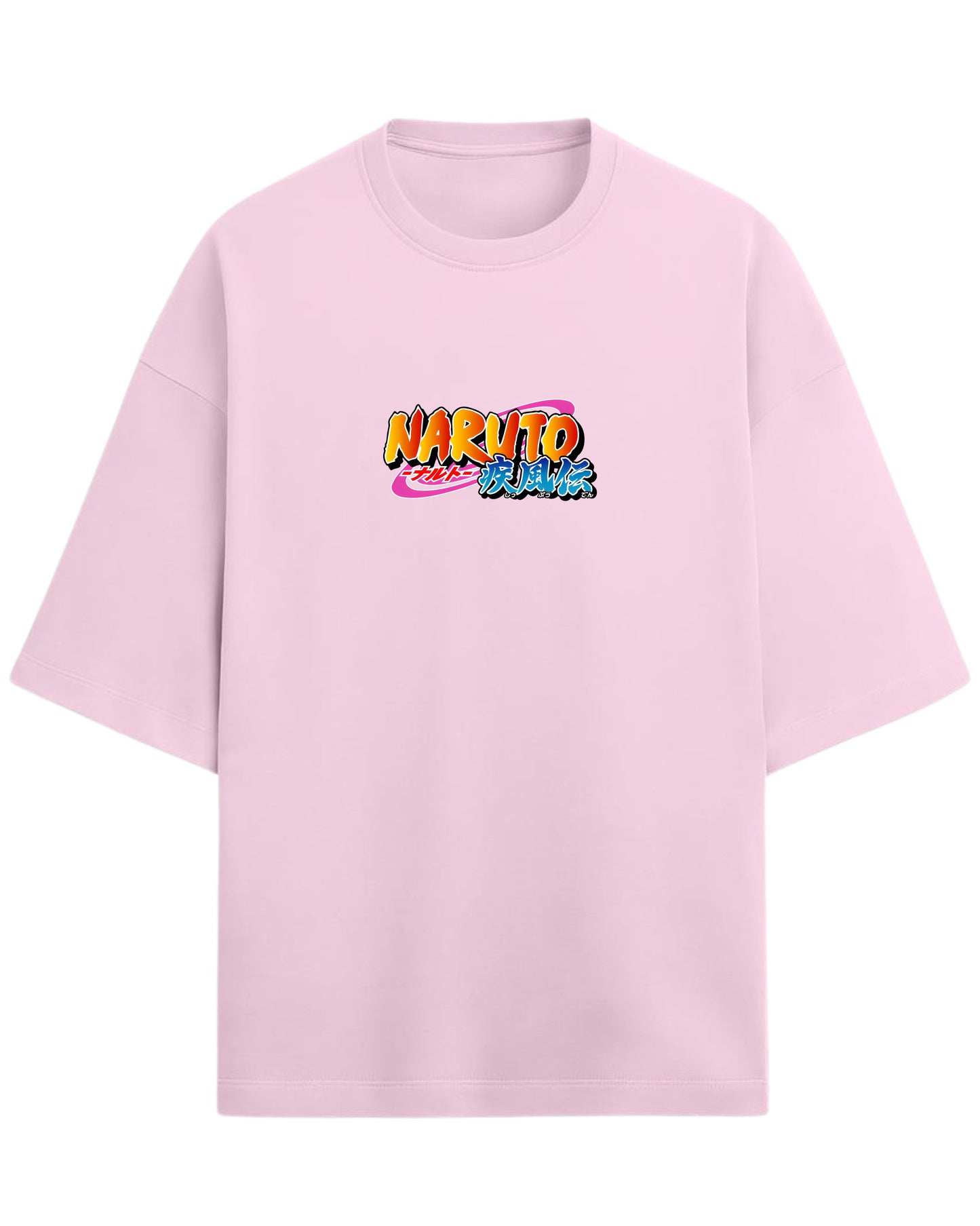 "Uchiha Sasuke" Terry Oversized Tee | Naruto Shippuden Graphic Tee | 100% Premium Cotton