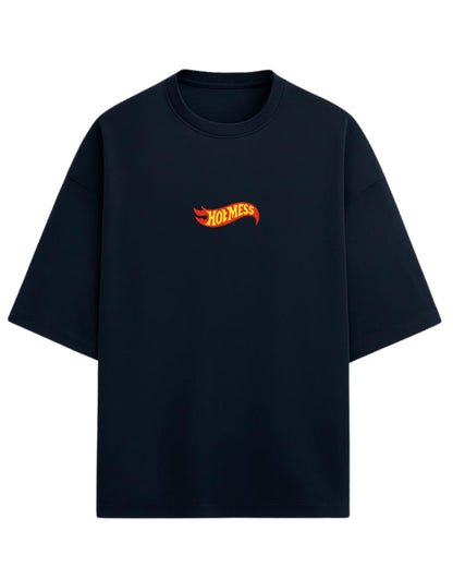 HOTMESS Graphic Oversized T-Shirt | Hotmess Graphic Tee | Premium 260 GSM Cotton