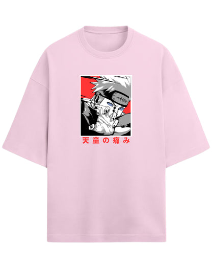Pain (Nagato) Terry Oversized T-Shirt | Naruto Shippuden Anime Graphic Tee | 100% Premium Cotton
