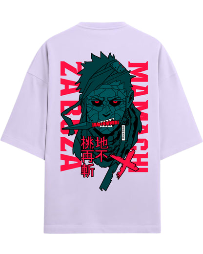 Zabuza Momochi Terry Oversized T-Shirt | Naruto Shippuden Anime Graphic Tee | 100% Premium Cotton