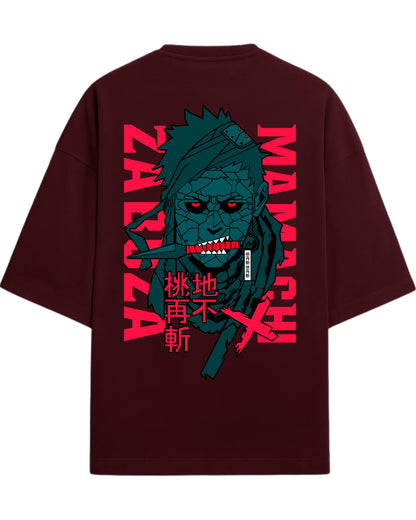 Zabuza Momochi Terry Oversized T-Shirt | Naruto Shippuden Anime Graphic Tee | 100% Premium Cotton