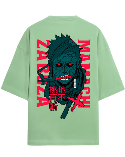 Zabuza Momochi Terry Oversized T-Shirt | Naruto Shippuden Anime Graphic Tee | 100% Premium Cotton