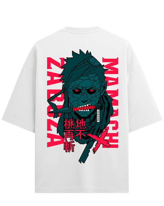 Zabuza Momochi Terry Oversized T-Shirt | Naruto Shippuden Anime Graphic Tee | 100% Premium Cotton