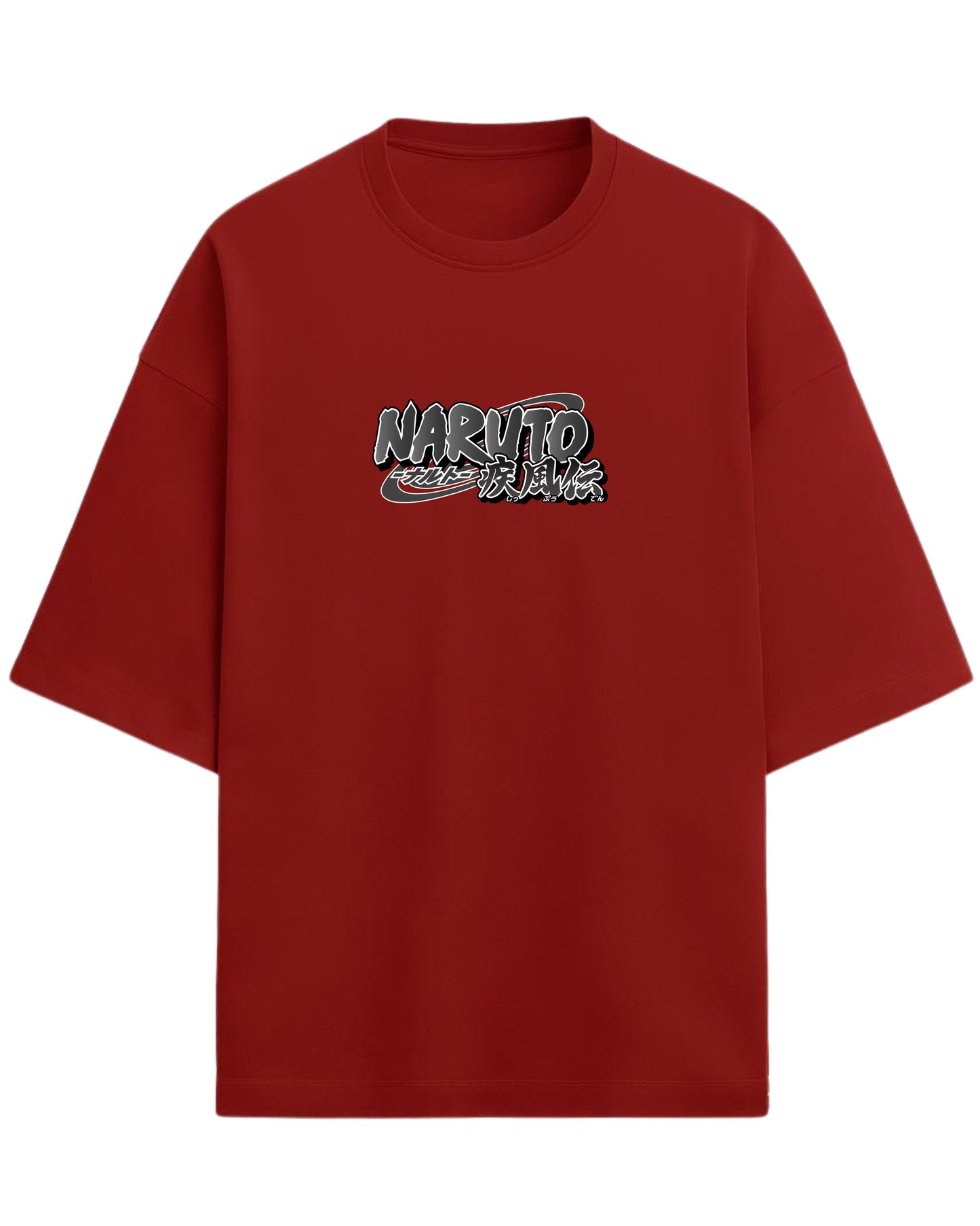 Naruto Uzumaki Terry Oversized T-Shirt | Naruto Shippuden Anime Graphic Tee | 100% Premium Cotton