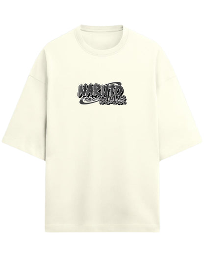 Naruto Uzumaki Terry Oversized T-Shirt | Naruto Shippuden Anime Graphic Tee | 100% Premium Cotton