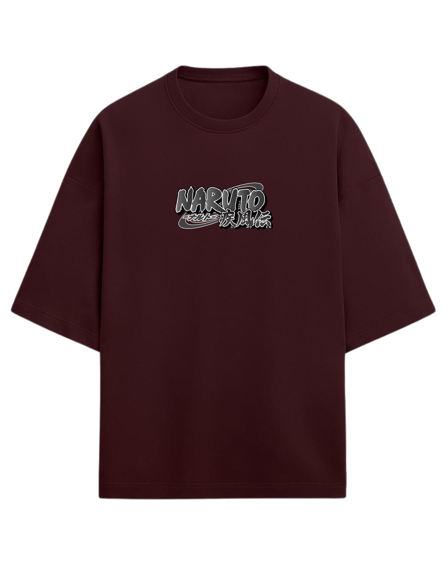 Naruto Uzumaki Terry Oversized T-Shirt | Naruto Shippuden Anime Graphic Tee | 100% Premium Cotton