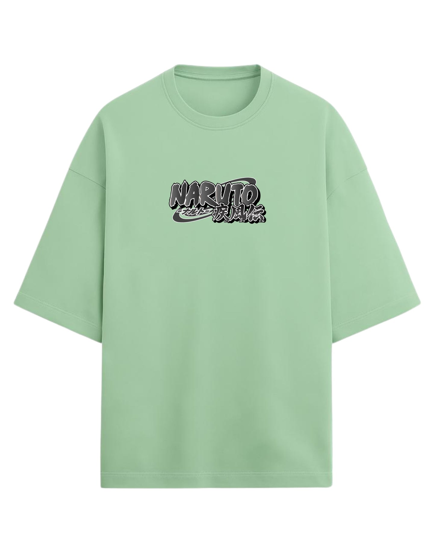 Naruto Uzumaki Terry Oversized T-Shirt | Naruto Shippuden Anime Graphic Tee | 100% Premium Cotton