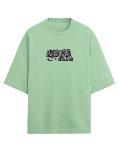 Naruto Uzumaki Terry Oversized T-Shirt | Naruto Shippuden Anime Graphic Tee | 100% Premium Cotton