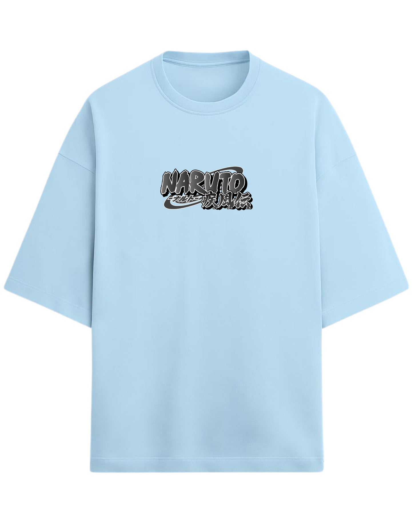 Naruto Uzumaki Terry Oversized T-Shirt | Naruto Shippuden Anime Graphic Tee | 100% Premium Cotton